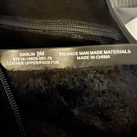 Pure Sole black “Darlin” lace up ankle boot - Picture 6 of 7